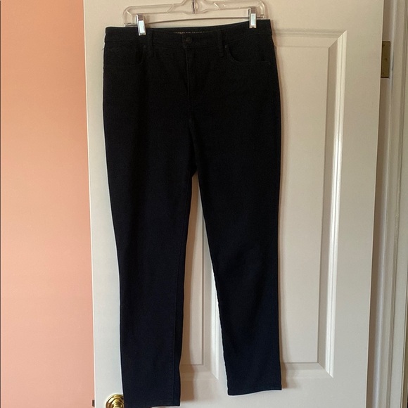 Chico's Denim - Chicos Black Jeans So slimming girlfriend slim leg ankle size 1/ 10